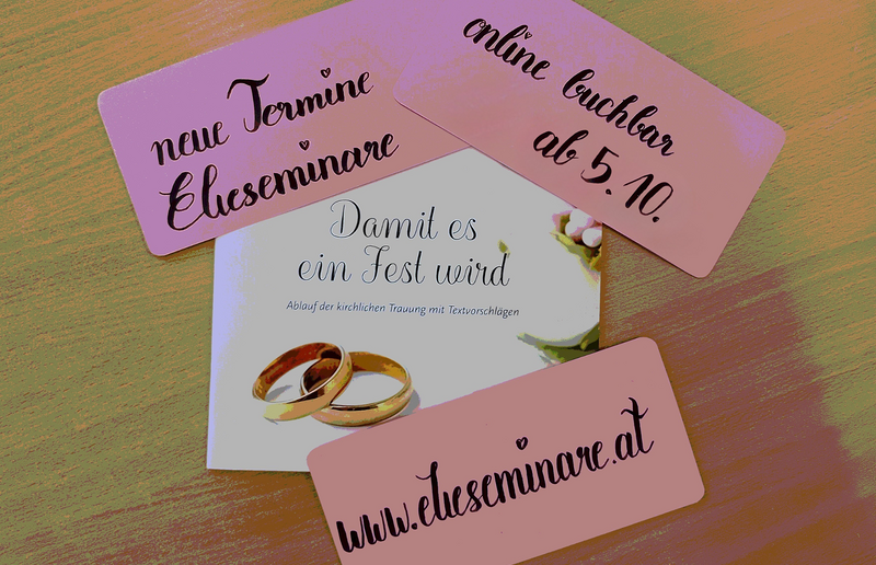 Neue Termine Eheseminare 2026/27 / Evelyne Pilch-Winter Neue Termine Eheseminare 2026/27